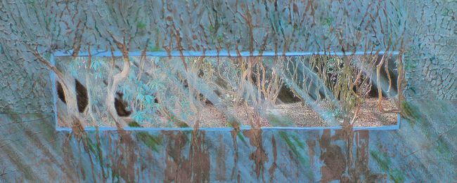 Extemporanea - 2009<br /><br /><h6>Kenwood II</h6>  Artistâ€™s photographic print and acrylic paint <br /> 310mm x 810mm  <br /><br /><br /><br /><br /><br /><br /><h7>Sold</h7>