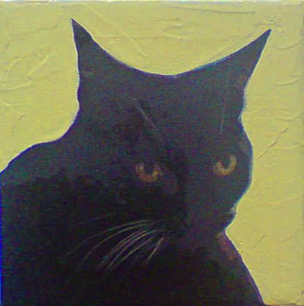 Gestalt  - 2008<br /><br /><h6>Tiffy</h6>  Artistâ€™s photographic print and acrylic paint <br /> 150mm x 150mm <br /><br /><br /><br /><br /><br /><br /><h7>Sold</h7>