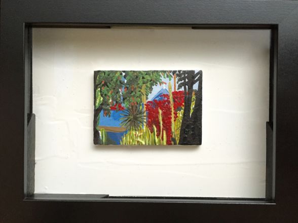 A bit of a year - 2015<br /><br /><h6>Majorelle, Marrakech,  13</h6>  Acrylic paint <br /> 200mm x 150mm H <br /><br /><br /><br />

<br /><br /><br /><h7>Sold</h7>