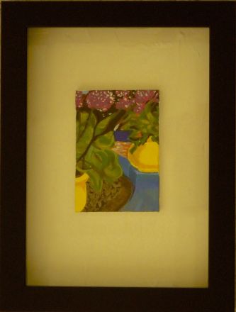 A bit of a year - 2015<br /><br /><h6>Majorelle, Marrakech,  14</h6>  Acrylic paint <br /> 150mm x 200mm H <br /><br /><br /><br />
<br /><br /><br /><h7>Sold</h7>