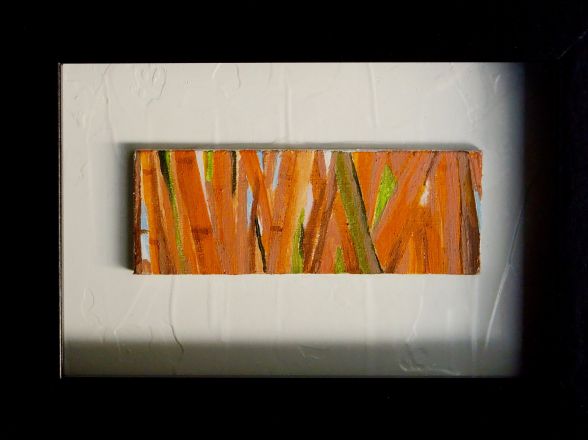 A bit of a year - 2015<br /><br /><h6>Majorelle, Marrakech,  7</h6>  Acrylic paint <br /> 175mm x 125mm H <br /><br /><br /><br /><br /><br /><br /><h7>For sale</h7>